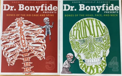Dr. Bonyfide Presents Book 3 Bones Of The Rib Cage Spine & 4 Head Face & Neck - Image 1 of 4