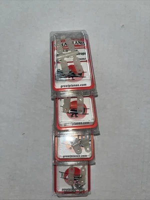 Lot of 4 Great Planes GPMQ4252 1/8” Landing Gear Straps • - Image 1 of 2