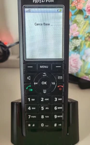 Portatile Fritzfon C5 con base di ricarica e alimentatore originale - Zdjęcie 1 z 3