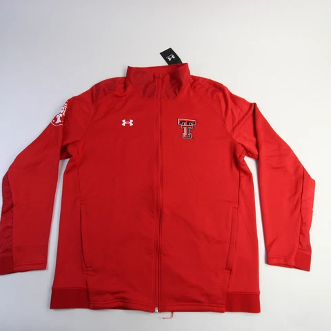 Texas Tech Red Raiders Under Armour Jacket Men's Red Used Cover