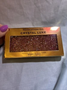 Revolution Pro Crystal Luxe Face Palette Berry Flush New & Sealed - Picture 1 of 3