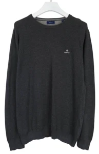 GANT Jersey Hombre XL Delantero Logo Bordado Cuello Redondo Algodón Jersey - Imagen 1 de 12