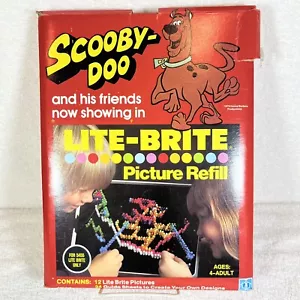 Vintage 1978 LITE BRITE Scooby Doo Picture Refill Set - Opened. Read Description - Picture 1 of 6