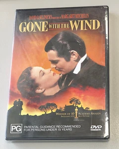 new sealed GONE WITH THE WIND classic RARE DVD clark gable vivien leigh DELETED - Bild 1 von 3