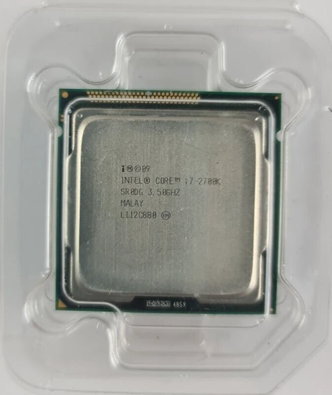 intel core i7 2700k 3.50GHZ Prozessor Sockel Intel LGA1155 LGA 1155 H2 - Bild 1 von 1