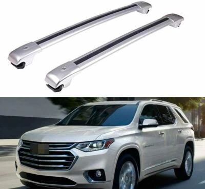 2pcs Roof Rail Rack Cross Bar Cargo Carrier Fit for Chevrolet Traverse 2018-2023 - Image 1 of 4