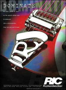 Rickenbacker Guitars 1999 Dominate advertisement 8 x 11 guitar ad print 1A - Picture 1 of 3