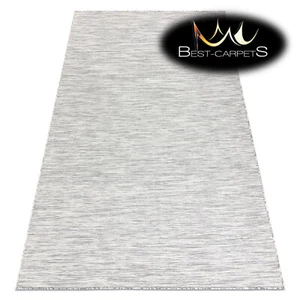 Amazing SISAL RUG "PATIO" grey melange flat woven, durable easy to clean - Picture 1 of 6