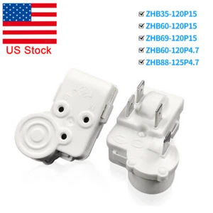 US - 4 Pin Refrigerator Over Load Protector Compressor PTC Starter Relay Parts - Picture 1 of 13