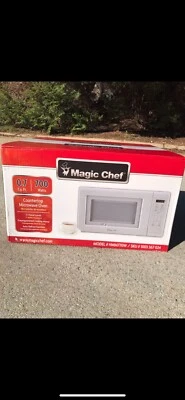 BRAND NEW Magic Chef 0.7 cu. ft. 700-Watt Countertop Microwave in White - Image 1 of 4