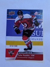 2022-23 Upper Deck CHL Exclusives #67 Tyler Peddle /100