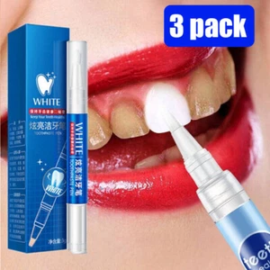 Pluma de gel blanqueador de dientes 3 piezas blanqueador de dientes blanco fuerte eliminador de manchas delicado - Imagen 1 de 10