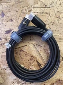 FIBBR DisplayPort - Fiber Optic DP - DP2.1 Cable - 16.4 Ft / 5m 8K@60Hz 40Gbps - Picture 1 of 7