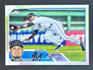 LUIS ARRAEZ 2023 Topps Chrome Refractor #47 Miami Marlins - Picture 1 of 2