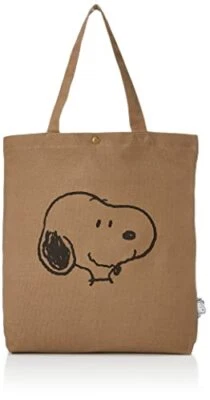 Bolso de Mano Snoopy Peanuts Lona Mocha Simple Snoopy Face  Foto 1 de 4