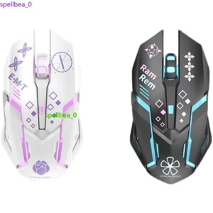 Re Kara Hajimeru Isekai Seikatsu Emilia Rem Anime Game Wireless Computer Mouse - Picture 1 of 7