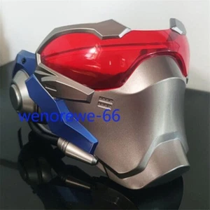 Game Overwatch Soldier 76 Jack Morrison Mask LED Light Cosplay Props ABS Masks - Picture 1 of 9