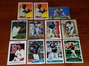 Carl Everett 1991 Score RC #386 (x2) + 1994 Collector's Choice Silver Sig. #6 ++