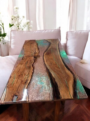 Mesa consola multi resina epoxi de 30"x60" para decoración de muebles de cocina Foto 1 de 4