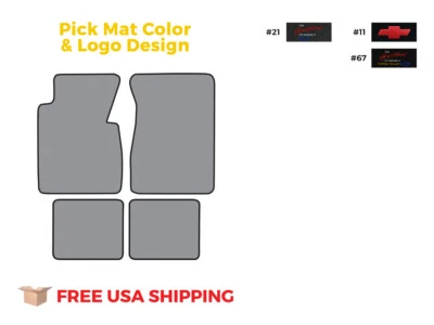 FITS 1955-1957 Chevrolet Two-Ten Series Floor Mat 4pc Loop Foto 1 de 4