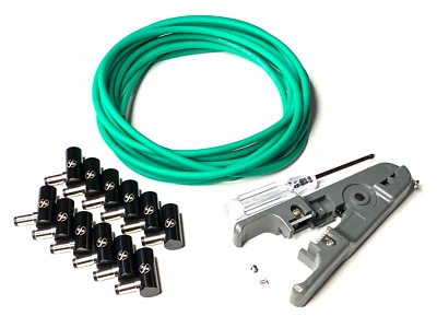 Kit hágalo usted mismo de barril de CC de ángulo recto eléctrico sin soldadura Kurrent para pedalera Foto 1 de 4