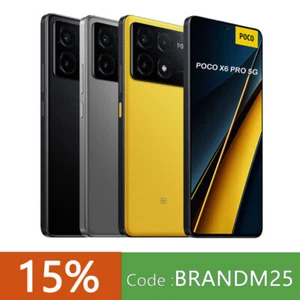Xiaomi POCO X6 Pro 12GB+512GB 5G Smartphone NFC 120Hz 64MP 67W Global - Foto 1 di 26