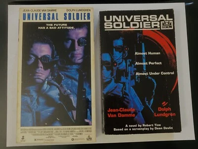 Universal Soldier VHS & Movie Tie In Paperback Lot 2 Jean-Claude Van Damme - Image 1 of 2