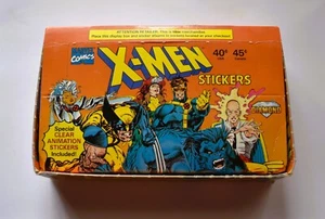 1993 X-MEN Marvel Comics Sticker  Box of 50 Sealed Packs by Diamond - Picture 1 of 1