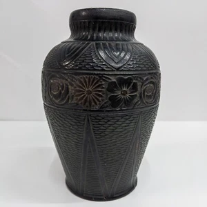 Vintage German Clay Ornate 10” Vase Pot Antique Please Read Description! - Picture 1 of 5