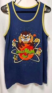 Space Jam Tune squad Lonney Toons Bugs Taz Classic Men's Shirt tank Top Size M - Picture 1 of 6
