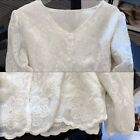 Elegant and Cute Women's Long Sleeve Lace Shirts Sweet French Tops Blouse