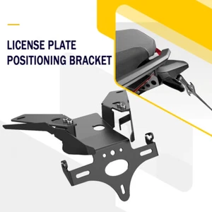 Motorcycle License Plate Bracket Holder Black Fits For HONDA X-ADV 750 2021-2024 - Picture 1 of 8