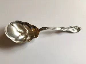 CUCHARA GRANDE PARA SERVIR UNGER BROTHERS ART NOUVEAU LA FLEURETTE PLATA ESTERLINA 93gr - Imagen 1 de 9