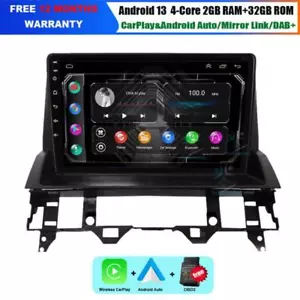 9" For Mazda 6 2002-2008 CAR STEREO DAB RADIO HEAD UNIT GPS ANDROID 13 SAT NAVI - Picture 1 of 22