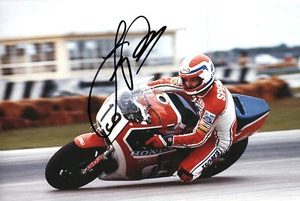 Freddie Spencer Fast Freddie 500cc World Champion Moto GP Hand Signed Photo BV - Picture 1 of 1
