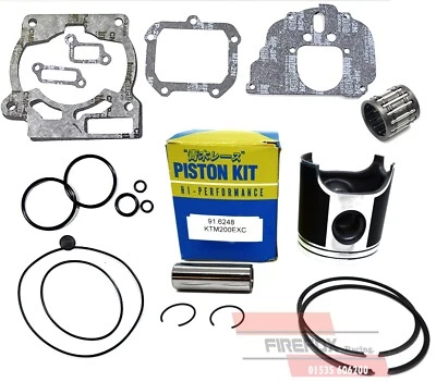 Kit de reconstrucción de extremo superior Mitaka KTM200 SX EXC 2003-2016 con pistón y junta Foto 1 de 4