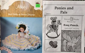 VTG +DEAL OF TWO+ Books Abbey Bed Dolls & Sweet Dreams, Ponies and Pals Book 2 - Imagen 1 de 8