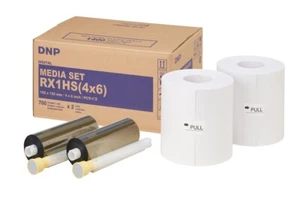 DNP DS-RX1 4x6 HS Carta + Ruban par 1400 Stampe 10x15 - Bild 1 von 3