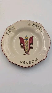 Cenicero de cerámica italiano Park Hotel Venezia Guerrieri Murana - Imagen 1 de 5