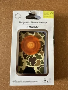 PopSockets Magnetic MagSafe Phone Wallet+ for iPhone Bruce/Camo OPEN BOX NEW! - Picture 1 of 5