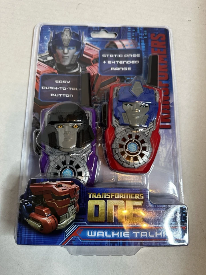 Hasbro 2024 Transformers One Walkie Talkies Easy push talk button