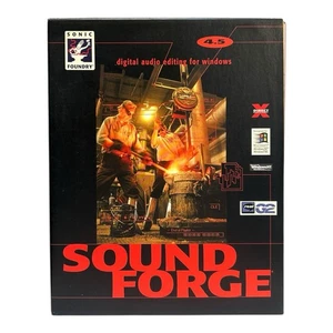 Vintage Sonic Foundry Sound Forge 4.5 Windows 95 Audio Software Disc+ Manual - Picture 1 of 9