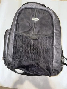 TARGUS Laptop Rucksack Büchertasche Reise Schule Go Bag Riemen schwarz Full Zip - Bild 1 von 13