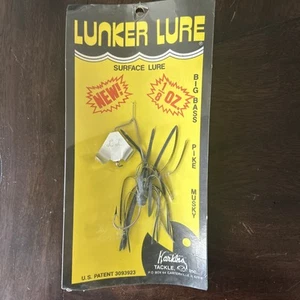 Vintage 1970s Lunker Lure Rare 1/8oz Buzzbait New Old Stock In Original Pack - Picture 1 of 5