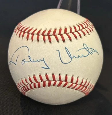 Johnny Unitas Baltimore Colts HOF Signed ONL William White Baseball PSA/DNA - Image 1 of 4