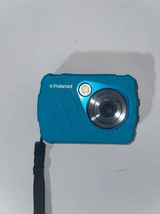 POLAROID iS048 16mp Compact Digital Camera Teal Waterproof - Picture 1 of 2