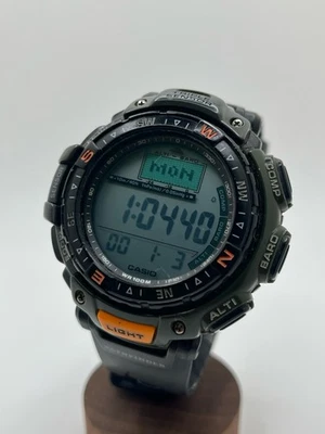Vintage Casio Pathfinder 2271 PAG-40 Triple Sensor 53mm Watch, New Batteries  - Image 1 of 4