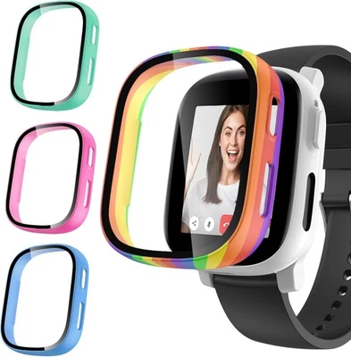 Aceyoon 4 Stück Hülle Kompatibel mit Xplora X6 Play Kids, 2 in1 Stoßfest Hart PC