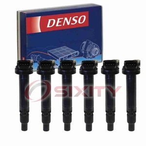 6 pc Denso Direct Ignition Coils for 2015-2016 Lexus RC350 3.5L V6 Spark hc - Picture 1 of 5