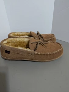 Zapatillas mocasines de gamuza forradas de lana Red Wing para hombre castaño - Imagen 1 de 9